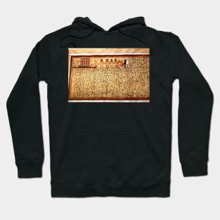 Hieroglyphics on papyrus Hoodie